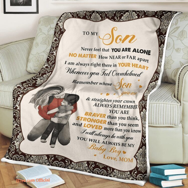Family Blanket - Always in Your Heart, Son | Perfect Gift for Me