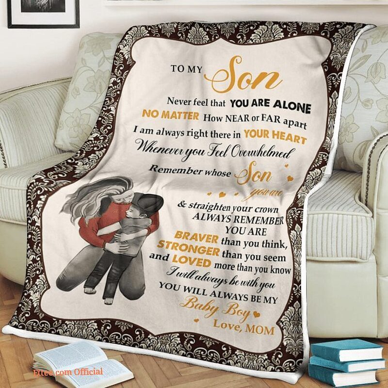 Family Blanket - Always in Your Heart, Son | Perfect Gift for Me - Super King - Ettee