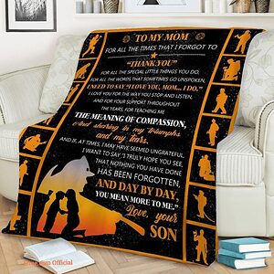 family fireman blanket to my mom thank you for all the special little things - Super King - Ettee