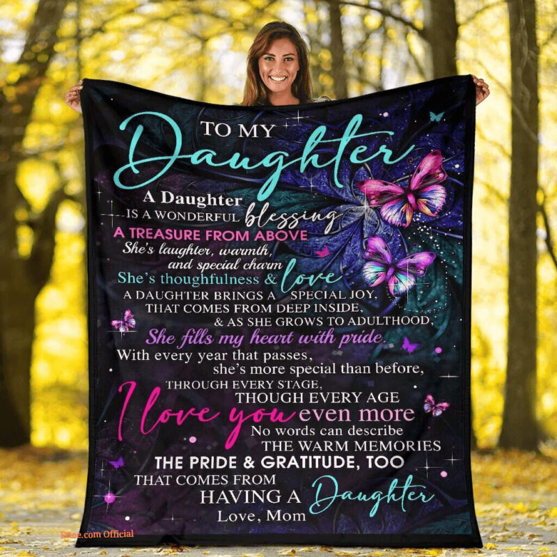 Family Blanket for Daughter - You Are My Sunshine, Proud of You