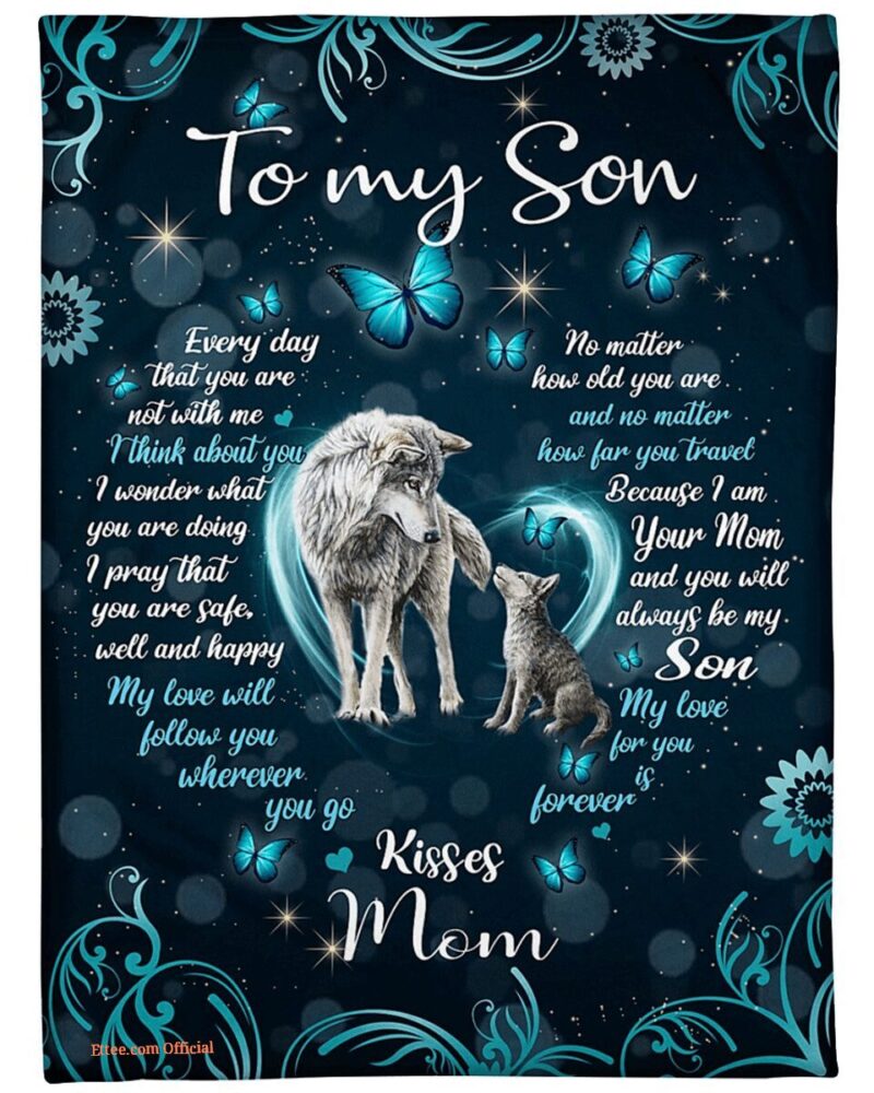 Family Blanket - Always in Your Heart, Son's Gift