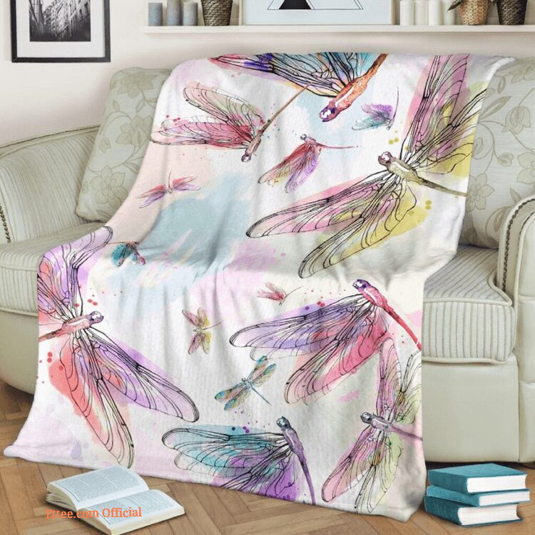 3D Dragonfly Quilt Blanket. Lightweight And Smooth Comfort