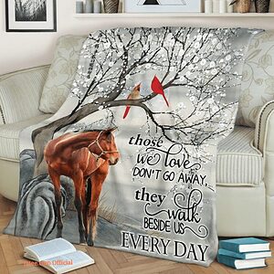 Horse Cardinal Quilt Blanket. Light And Durable. Soft To Touch - Super King - Ettee