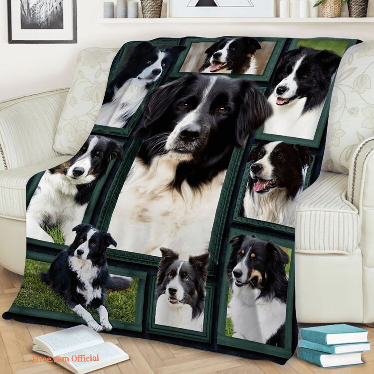 Border Collie Beauty Quilt Blanket. Lightweight And Smooth Comfort