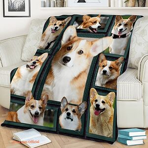 Corgi Beauty Quilt Blanket. Lightweight And Smooth Comfort - Super King - Ettee
