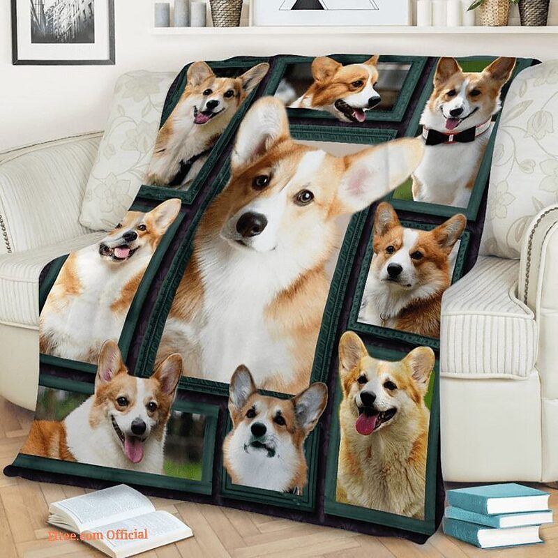 Corgi Beauty Quilt Blanket. Lightweight And Smooth Comfort - Super King - Ettee