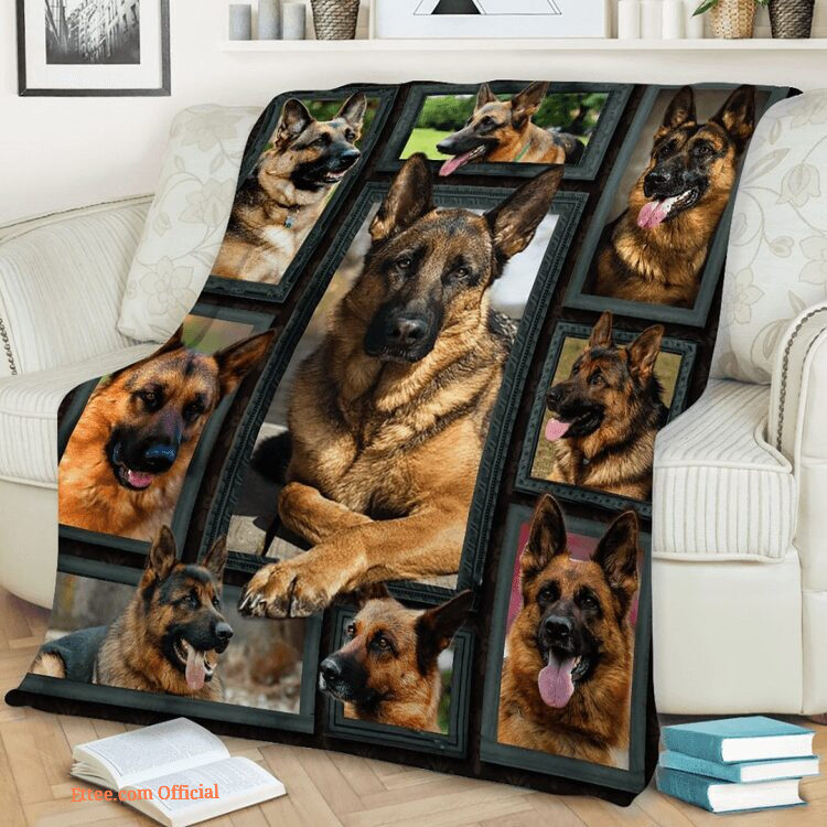German Shepherd Beauty Quilt Blanket. Lightweight And Smooth Comfort