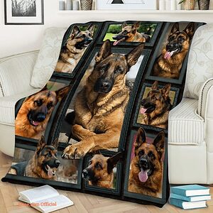 German Shepherd Beauty Quilt Blanket. Lightweight And Smooth Comfort - Super King - Ettee