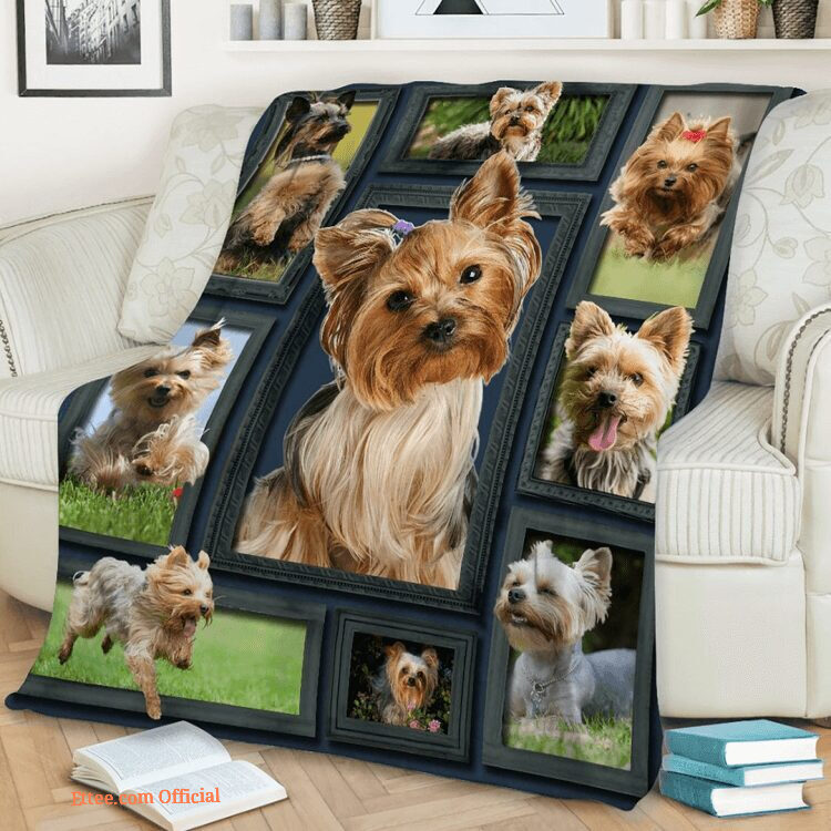 Yorkshire Terrier Beauty Quilt Blanket. Light And Durable. Soft To Touch