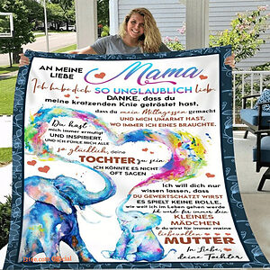 gifts for mothers day meaningful comfy cozy quilt blanket - Super King - Ettee