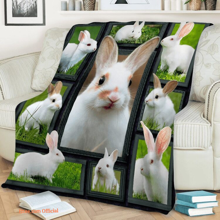 Rabbit Beauty Whiter Quilt Blanket. Lightweight And Smooth Comfort