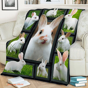 Rabbit Beauty Whiter Quilt Blanket. Lightweight And Smooth Comfort - Super King - Ettee