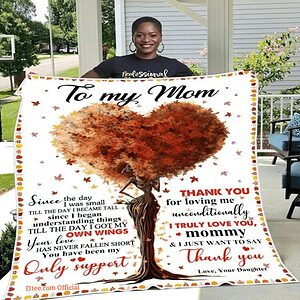 quilt blanket fall tree to my mom you have been my only support - Super King - Ettee