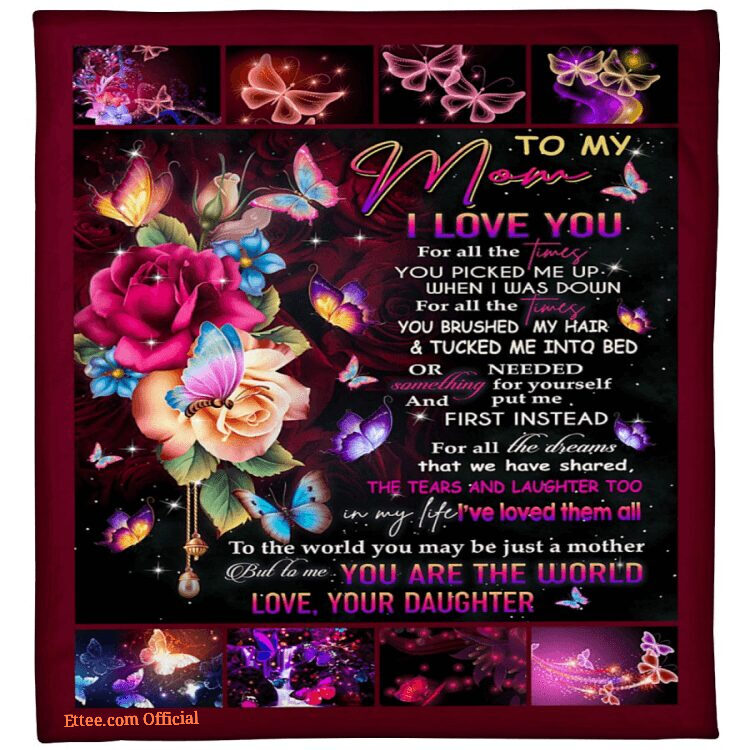 gift for mother blanket for all the dreamsthat we have shared