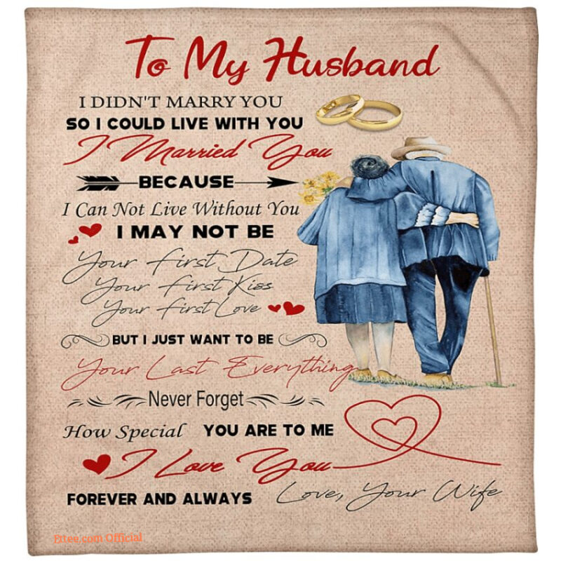 Forever Love Blanket for Husband - Gift to Show Your Love