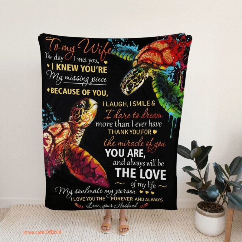 To My Wife Quilt Blanket - Lightweight and Smooth Comfort for Valentine's Day