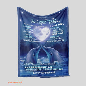 To My Wife Quilt Blanket - Valentine’s Day Gift, Lightweight - Super King - Ettee