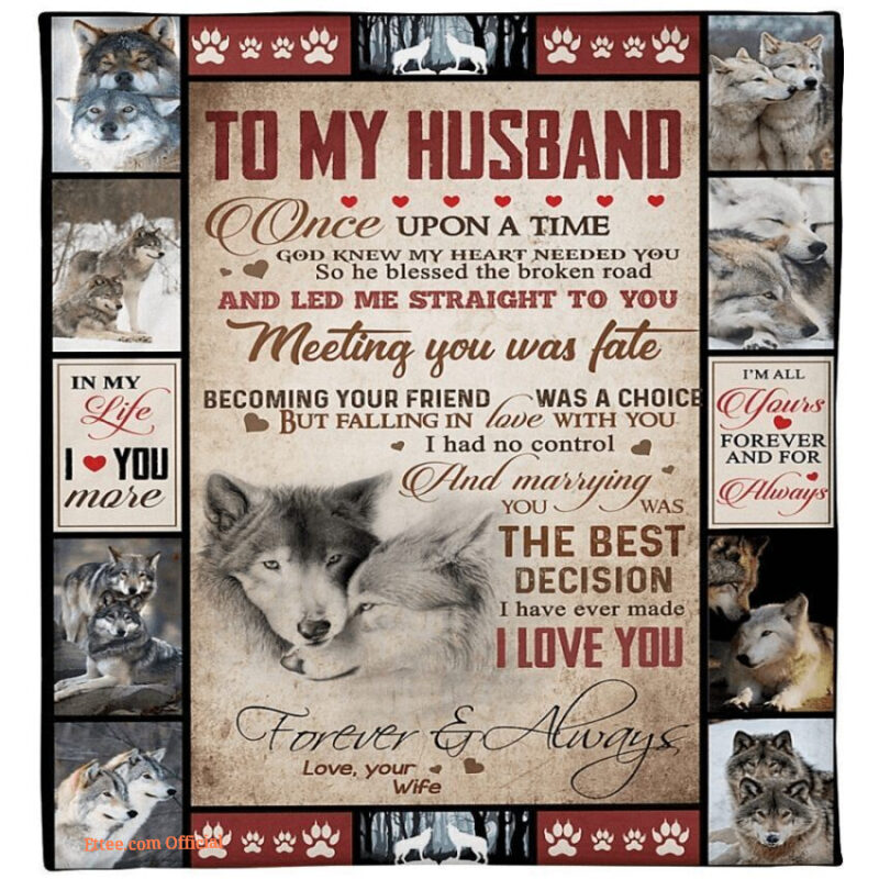 meeting you was fate couple wolfsoft quilt blanket