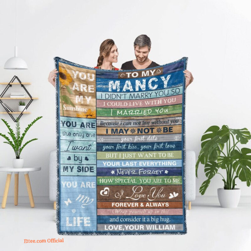 Valentine's Day To My Wife Quilt Blanket. Light And Durable. Soft To Touch