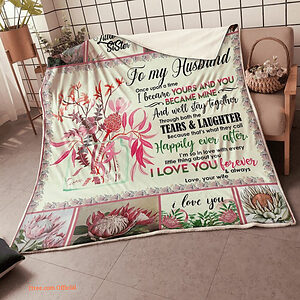 my husband protea flower once upon a time happily ever after - Super King - Ettee