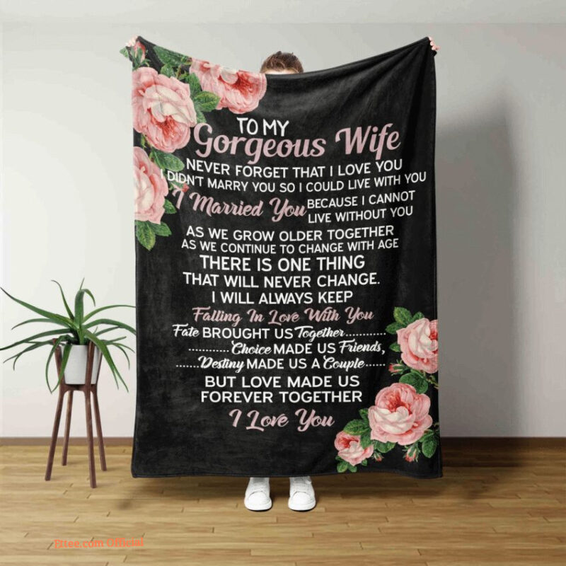 Valentine's Day Quilt Blanket for Wife - Ideal Gift