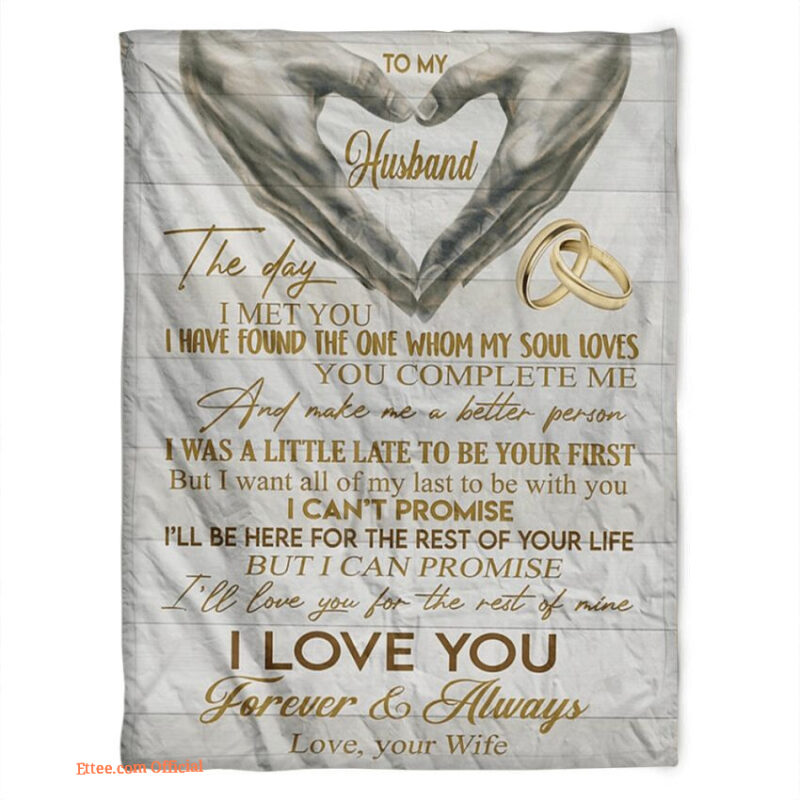 to my husband blanket i have found the one whom my soul loves