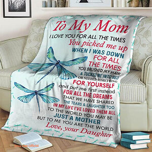 To My Mom Quilt Blanket For Mom Family. Foldable And Compact - Super King - Ettee