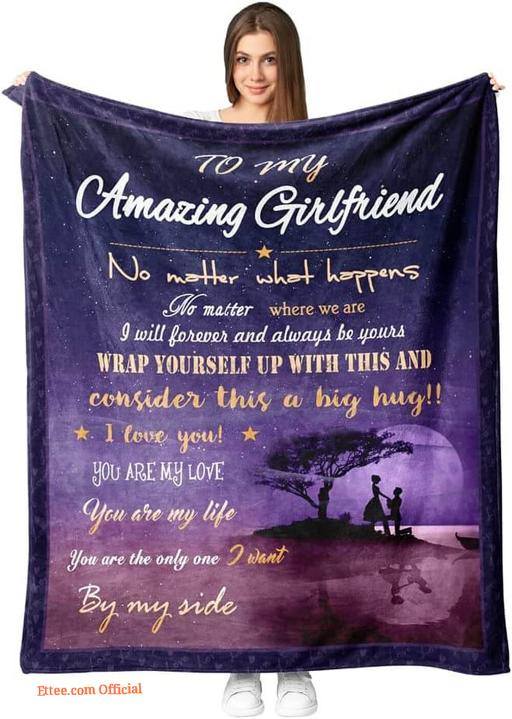 blanket for the wife you are my best friend cat love - Ettee - Best Friend