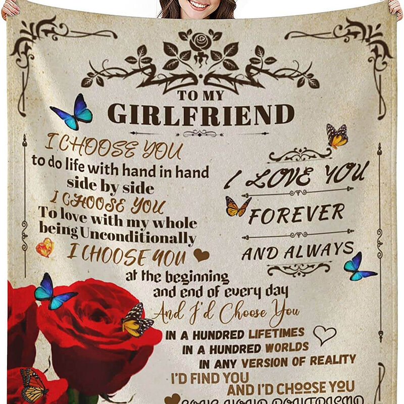 Valentine I Love You Forever Quilt Blanket. Lightweight And Smooth Comfort - Super King - Ettee