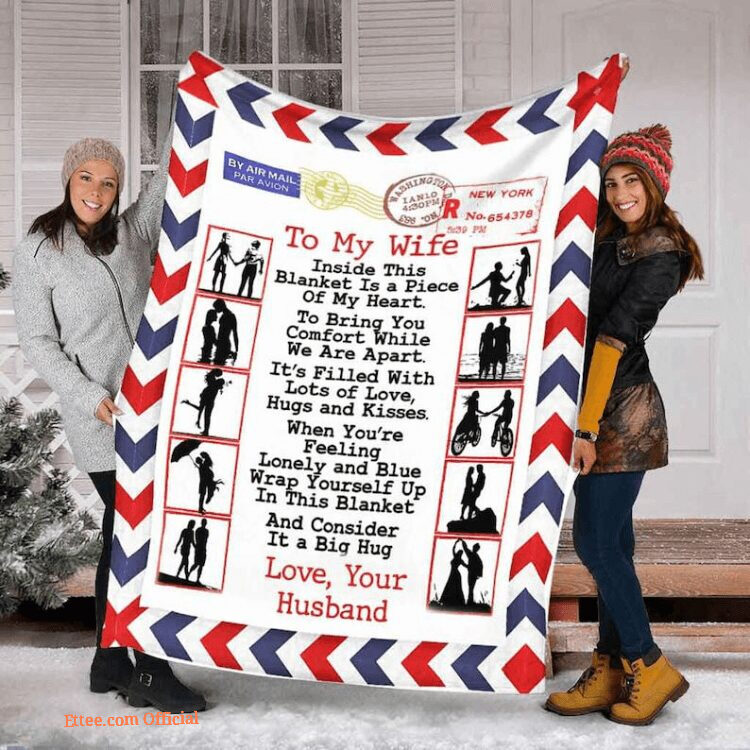 a letter to my wife sherpa blanket in this blanket and consider it a big hug