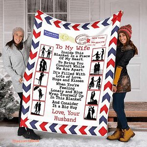 a letter to my wife sherpa blanket in this blanket and consider it a big hug - Super King - Ettee