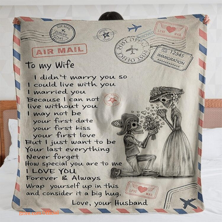 air mail to my wife i married you because i can not live without you