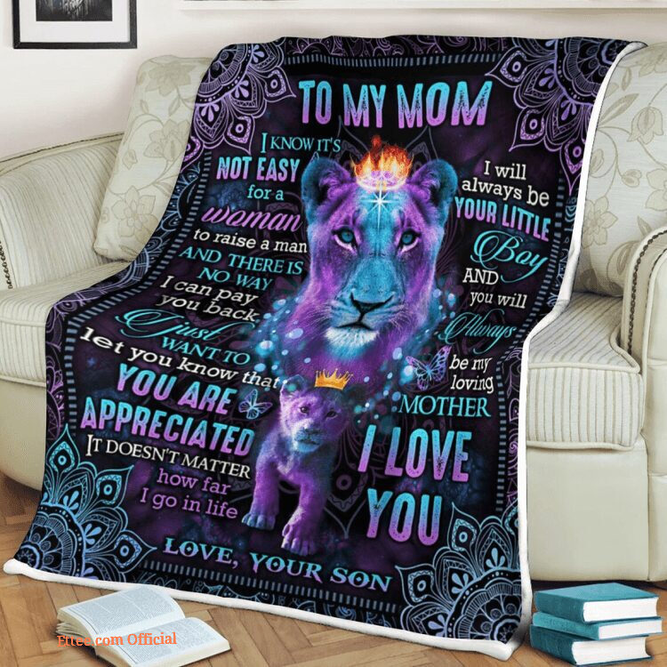 To My Mother Just Want To Let You Know That You Are Appreciated Quilt Blanket