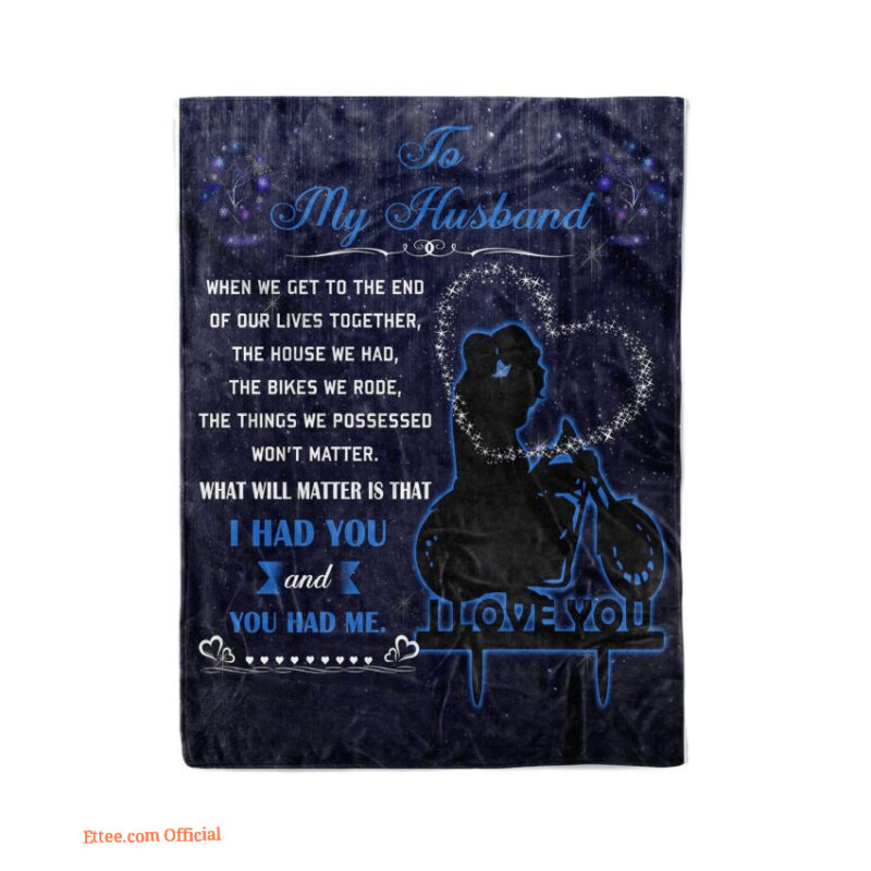 "You & Me Fleece Blanket - Perfect Gift for Him, Husband or Loved Ones"