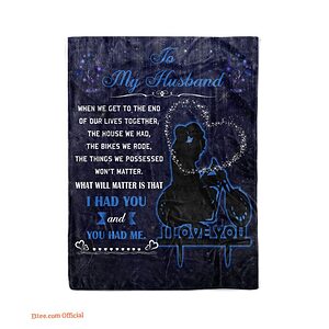"You & Me Fleece Blanket - Perfect Gift for Him, Husband or Loved Ones" - Super King - Ettee