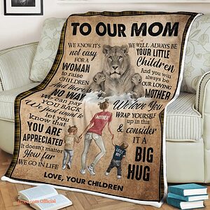 To My Mother We Will Always Be Your Little Children Quilt Blanket - Super King - Ettee