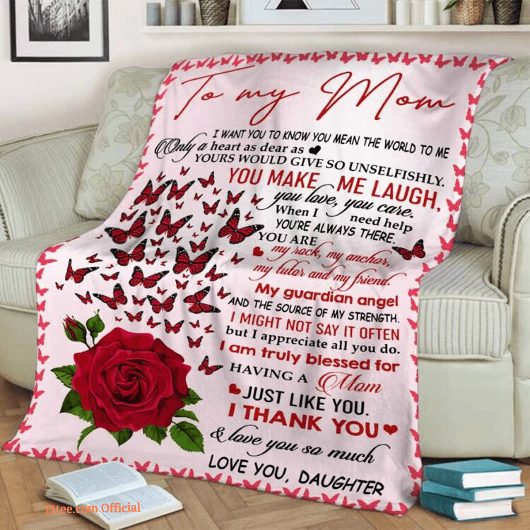 To My Mother When I Need Help You Are Always There Quilt Blanket