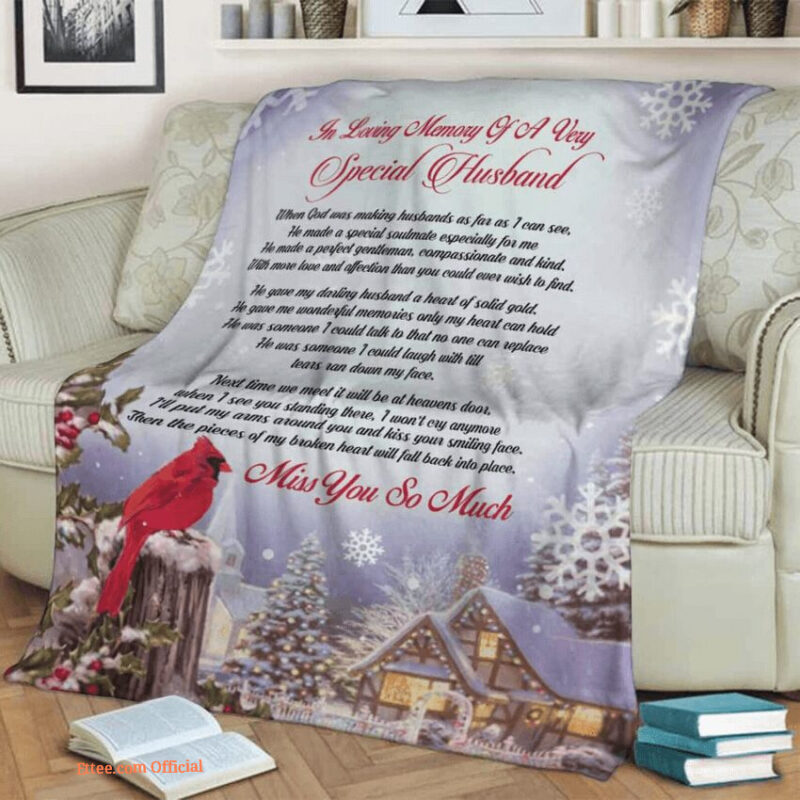 to my husband miss you so much fleece blanket gift for family