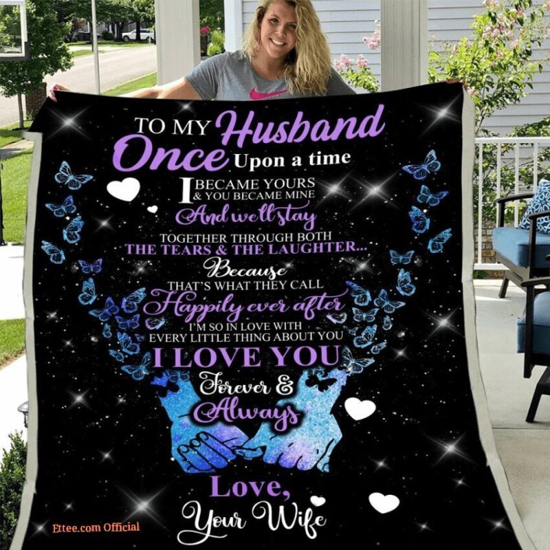 blanket to my husband well stay together through both the tears the laughter