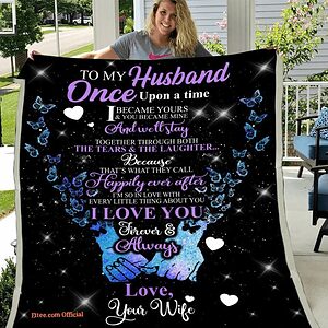 blanket to my husband well stay together through both the tears the laughter - Super King - Ettee