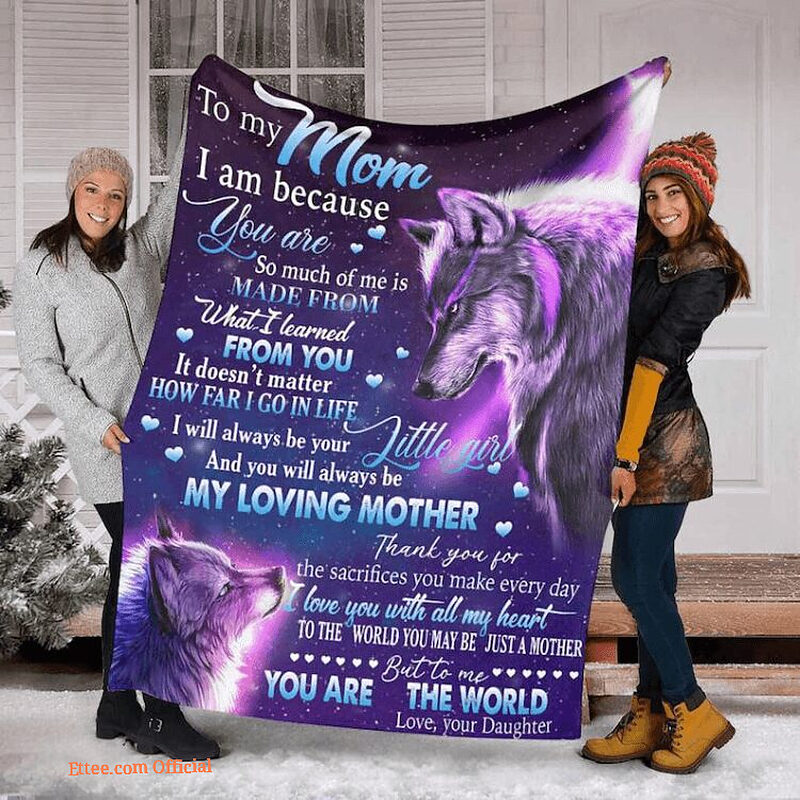 To My Mom Quilt Blanket - Lightweight and Smooth Comfort - Super King - Ettee