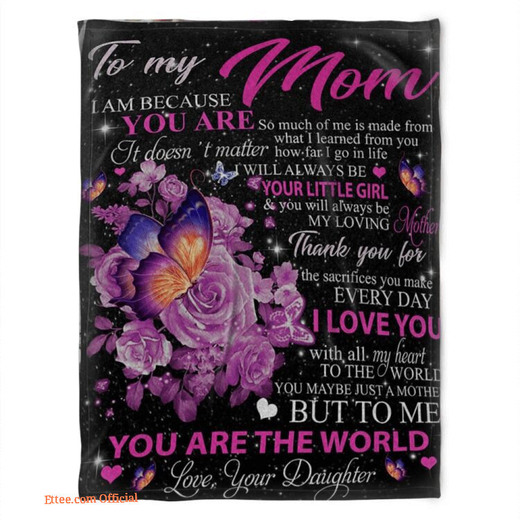 To My Mom Quilt Blanket - Lightweight and Smooth Comfort For You