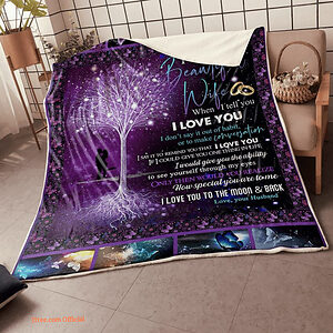 gift for wife blanket to my beautiful wife tree of life how special you are to me - Super King - Ettee