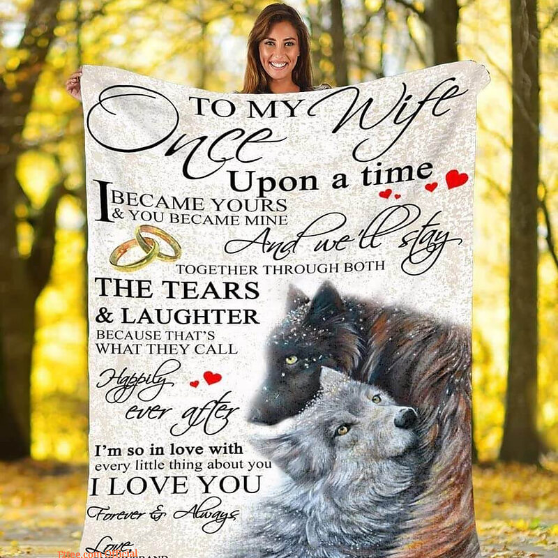 To My Wife Personalized Name Quilt Blanket - Lightweight, Soft, and Durable - Super King - Ettee