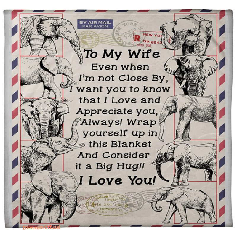 gift for wife blanket to my wife i love you