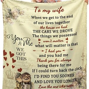 My Wife Quilt Blanket Gift For Valentine's Day. Light And Durable. Soft To Touch - Ettee - gift for Valentine's Day