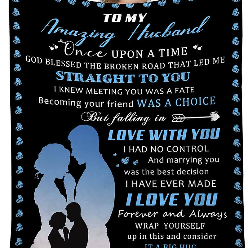 To My Husband Gifts For Valentine's Day Quilt Blanket - Super King - Ettee