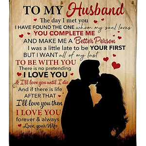 Valentine's Day Quilt Blanket - The Day I Met You, Gift for Husband - Ettee - gift