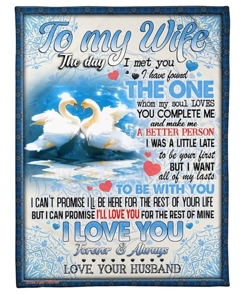 Valentine's Day Gift: Quilt Blanket for Wife - From Husband