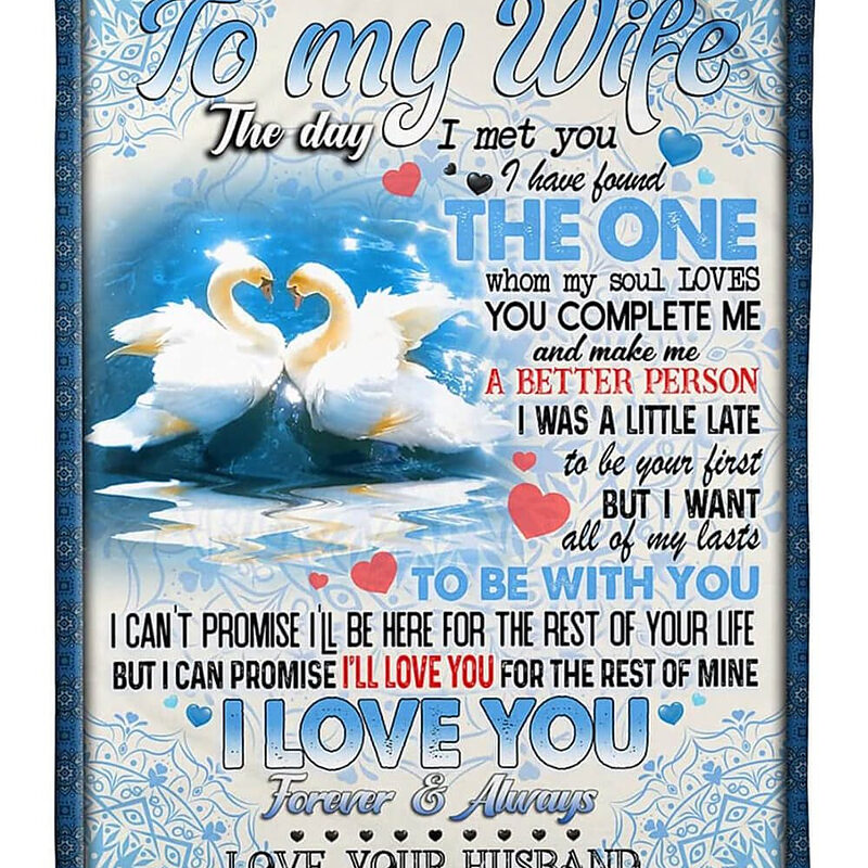 Valentine's Day Gift: Quilt Blanket for Wife - From Husband - Super King - Ettee